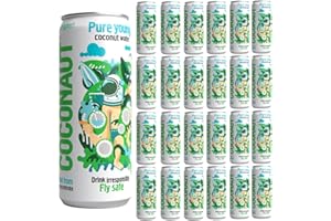 GENERIC Pure Young Coconut Water Drink 24 x 320ml | Isotonic Coconut Drink | Naturally Hydrating & Refreshing | No Additives & No Added Sugar | Gluten Free, Dairy Free & Vegan