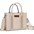 Wrangler Tote Bags for Women Designer Satchel Handbags Top-handle Purses with Strap