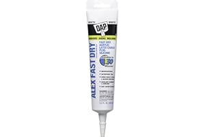 Dap - 11425-Alex et acrylique Latex Séchage rapide mastic et Silicone, Tube 5,5 ml (Blanc)