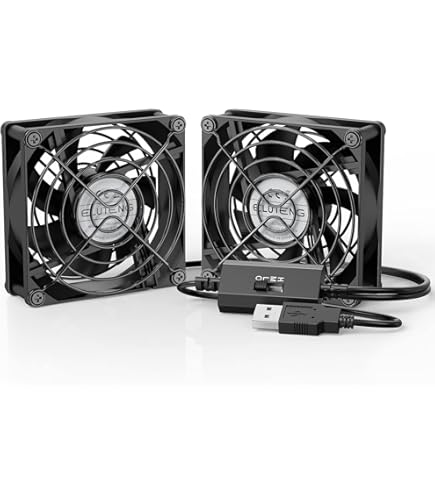 ANVISION 40 X 40 X 10mm 4010 Dual Ball Bearing DC 12V Brushless Cooling - View #8