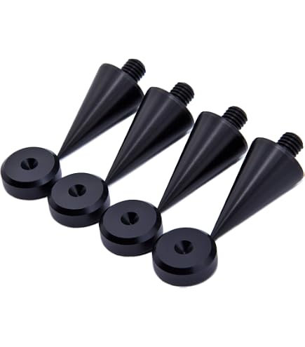 PrecisionGeek 35mm M6 Laiton Haut-Parleur Pointes de découplage/Cônes Lot de 4 PrecisionGeek 35mm M6 Laiton Haut-Parleur Pointes de découplage/Cônes Lot de 4