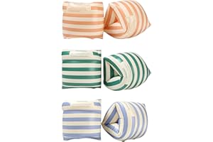Ninnyi 6 PCS Adult Arm Bands Swimming, Inflatable Swimming Armbands for Kids