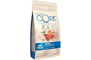 Wellness Core Ocean, Croquettes pour Chat, Naturelles et Sans Céréales, Saumon/Thon, 1.75 kg