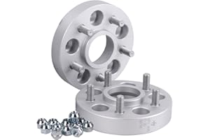 HANSEN STYLING PARTS Hofmann Spurverbreiterung Aluminium 2 Stück (34 mm pro Scheibe / 68 mm pro Achse) inkl. TÜV-Festigkeitsgutachten