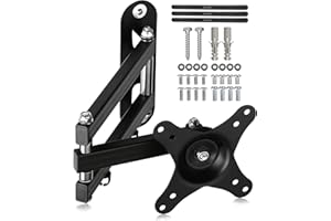 Suptek Supporto Staffa per 15-32 Pollici LED, LCD, OLED VESA 75/100mm da Parete per TV - Fino a 13kg Porta TV da Parete, Braccio per Monitor, Suporto al Muro MA2720