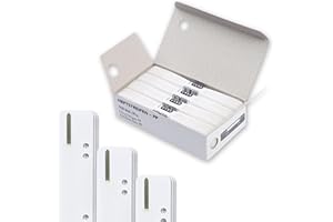 ELBA Favorit 100560048 - Strisce con Aste Metalliche Regolabili, 35 x 150 mm, Bianco