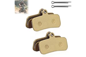 LASUROA 2pcs Brake Pads Front and Rear, Metal Disc Brake Pads Replacement for Surron Light Bee X/S Segway X160 X260 Talaria Sting R MX3 MX4 Electric Dirt Bike Parts Accessories