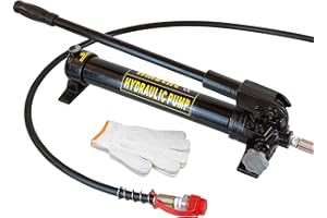 AMZCNC Hydraulic Hand Pump Heavy Duty Hydraulic Application Power Pack Hose Coupler (10000 psi) Hydraulic Oip Pump Hand Operated Pump Hydraulic Hand Pump Manual Pump CP-800 for ConnectingSplit Unit