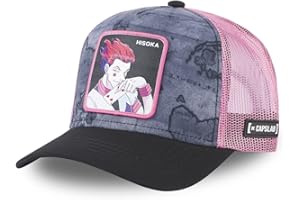 Hisoka Hunter X Hunter Szary Różowy Czapka Truckerka Capslab