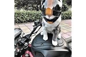 WLXW Mini Casco per Cuccioli di Cane E Gatto, Casco Protettivo per Animali Domestici Cappello per Ombrellone per Animali Domestici Cappello per Bicicletta