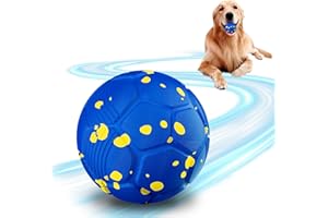 Supore Giochi per Cani Interattivi, Pallina per Cani Intelligente, 8cm Palla Cane Interattiva Che si Muove da Sola, Palla Elettrica Rimbalzante per Cane Grandi e Media, Ricaricabile USB, Blu