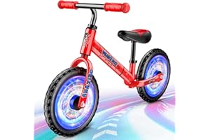 Braxel Balance Bike from 2-6 Years up to 35 kg, Balance Bike, Walker, Children's Toy, 2-6 Years, Gifts for Boys and Girls, Steering Wheel and Saddle, Height Adjustable, Christmas Gift Children