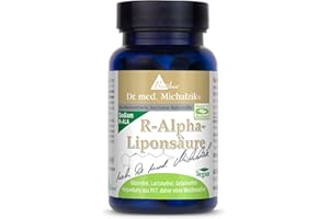 ‎BIOTIKON R-Alpha-Liponsäure nach Dr. med. Michalzik, wichtige körpereigene Substanz, 200 mg reine R-Alpha-Liponsäure je Kapsel - ohne Zusatzstoffe, 60 vegane Kapseln