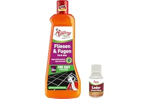 ‎POLIBOY ... PFLEGT WIE NEU POLIBOY Fliesen & Fugen Reiniger - Wischkonzentrat mit Aktivsauerstoff für Bodenfliesen und Wandfliesen - Für innen und außen- 1x 500 ml - inkl. Produktprobe - Made in Germany
