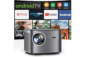 ZOOMCAT Vidéoprojecteur 4K 【Netflix/autofocus】 Correction trapézoïdale Automatique 6D 4P Prend en Charge Le vidéoprojecteur 4K Home Cinéma, WiFi6 Bluetooth Vidéoprojecteur 26000 lumens 1080P Natif Full HD