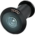 TOGU TG3016NG-BC UL Listed Solid Brass HD Glass Lens 220-degree Door Viewer Peephole for 1-3/8" to 2-1/6" Doors, Black Finish