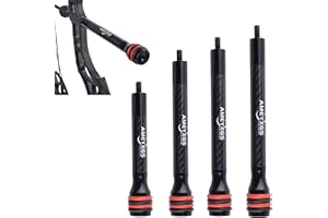 Poearcus Archery Bow Shock Absorption Bar Balance Bar Stabilizer 6" 8" 10" 12" Ultra Lightweight Carbon Fibre Compound Bow Stabiliser Rods