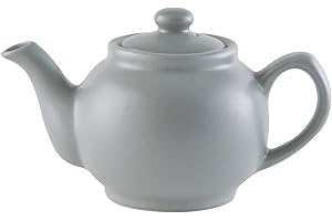 Price & Kensington Matt Grey 6 Cup Stoneware Teapot, 1.1 L