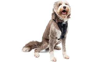 KURGO Uprząż Tru-Fit Smart o zwiększonej wytrzymałości, czarna, duża