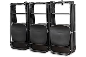 StoreYourBoard Chair Storage Rack, Folding and Beach Chairs Wall Mount, Home and Garage Hook Hanger System