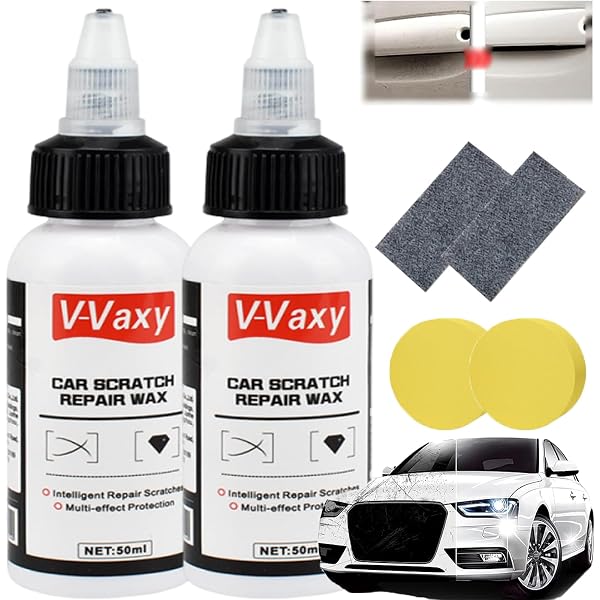Kit Réparation Rayures Voiture - Cire Polissage - Efface Rayures Profondes