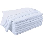 Polyte Waffle Microfiber Kitchen Towel 380 gsm, 12x12 in, 8 pcs