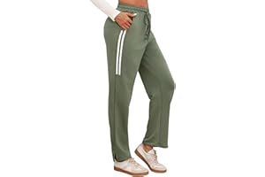Leversic Pantaloni Tuta Donna Pantaloni Sportivi Donna Pantaloni Donna Cotone Pantaloni Tuta Larghi Donna Pantaloni Jogger Leggeri con Coulisse S-XXL