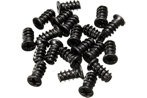 EsportsMJJ FEVERWORK 20 st dator PC-fodral kylfläkt monteringsskruvar svart för fläktar 60 mm 80 mm 120 mm