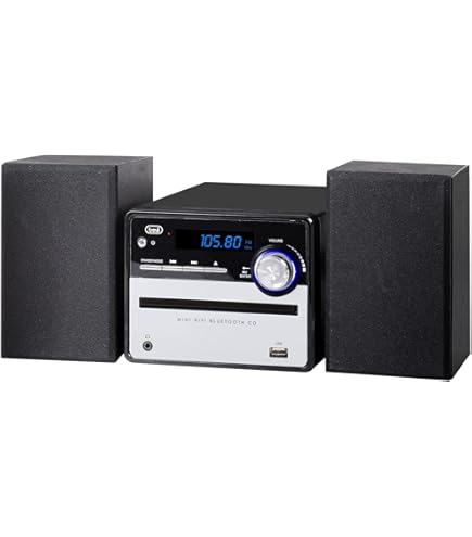 Impianto Stereo Trevi HCX 10D8 DAB+ - Radio Digitale, CD, USB, Wireless, 30W Con Telecomando