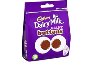 CADBURY - Borsa da condivisione con bottoni giganti, 95 g