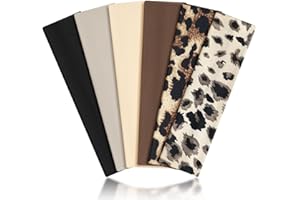 ‎BELEVO BELEVO Stirnband Damen Sport – 6 Stück Schwarze Haarband Damen Dünn Sommer Weiches Breit Headband, rutschfest & Dehnbar, Mode Haarbänder für Kosmetik Workout Yoga Laufen Fitness Gym