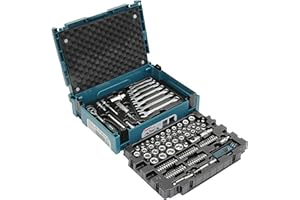 Makita Zestaw Narzędzi Ręcznych, Czarny/Niebieski, ‎39.5 x120 Elementów