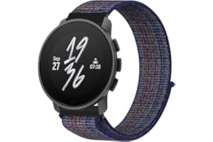 OUTPUTBT Nylon Bracelet 22mm pour Suunto 9 Peak/9 Peak Pro/5 Peak/Race 49mm/Race S 45mm Sport Remplacement SUUNTO Vertical/Ocean pour Homme Femme