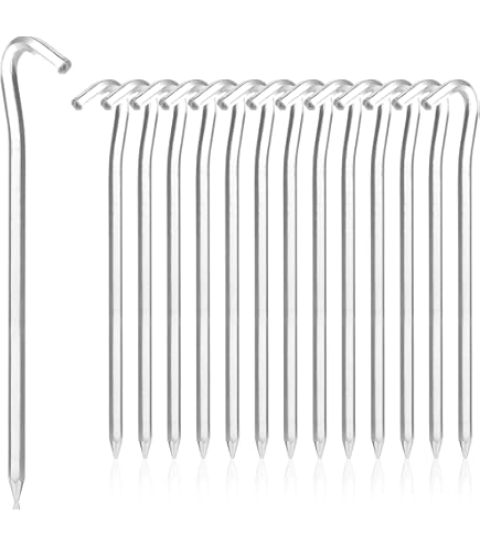 WUNDERGARDEN Set Di 50 Picchetti Per Fissaggio A Terra Inossidabili Per
