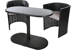 Wohnando Balkon 2er Sitzgruppe inkl Sitzkissen