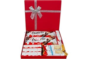 OFFER SHOP Bueno Chocolate Gift Box - Perfect Mini Chocolate Hamper for Bueno Happy Hippo Chocolate Lovers