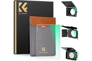 K&F Concept 4 x 5,65" Black-Mist 1/4 Filter,Dicke 4mm Rechteckfilter für Außenaufnahmen,Kompatibel mit 4 x 5,65" Matte Box System