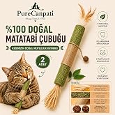 Matatabi &amp; Catnip Kedi Oyuncağı &ndash; Doğal Oyuncak&amp; Diş Kaşıyıcı 2 Adet | %100 Doğal Matatabi, Catnip İ&ccedil;erikli, Stres Azaltıcı, 