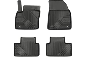 M MOTOS Tappetini in gomma per auto adatto per Volvo XC40 dal 2017 Migliorate il vostro comfort di viaggio con il tappetino antiscivolo per auto No.77- Tappetini per auto per tutte le stagioni, protez