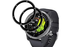 Supershieldz Panzer Schutz Glas für Garmin Venu 2, Panzer Schutzfolie für Garmin Venu 2, 3D-Vollständige Glasfolie, HD Displayschutz, Anti-Bläschen, 9H Härte - 2 Stück
