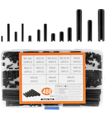 40 pieces temporary connecting elements Cleco pins with metal handles 2-4.75mm, 4 sizes