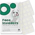 Face Invaders Acne Patches | Pack of 36 Translucent Hydrocolloid Pimple Patch Spot Treatment Stickers for Face and Body | Fast-Acting, Vegan & Cruelty Free Skin Care