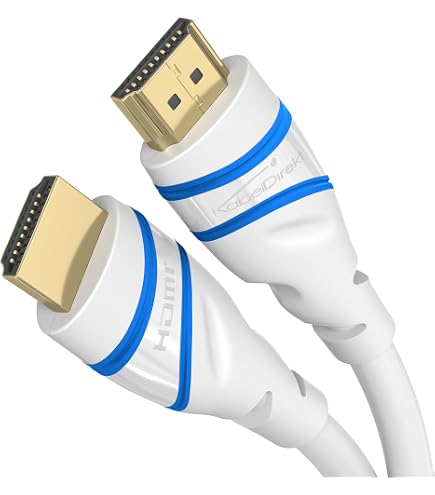 HDMI 2.1 Glasvezelkabel – 8K @ 120Hz, 4K @ 240Hz, 48 Gbps – 3 M, Vergulde Contacten, Knikbescherming