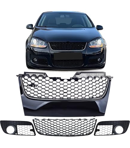 Rejilla De Ventilación Para Parachoques Delantero Derecho – Compatible Con Opel Astra H (2004-2014), Color Negro, Número OE: 13149562
