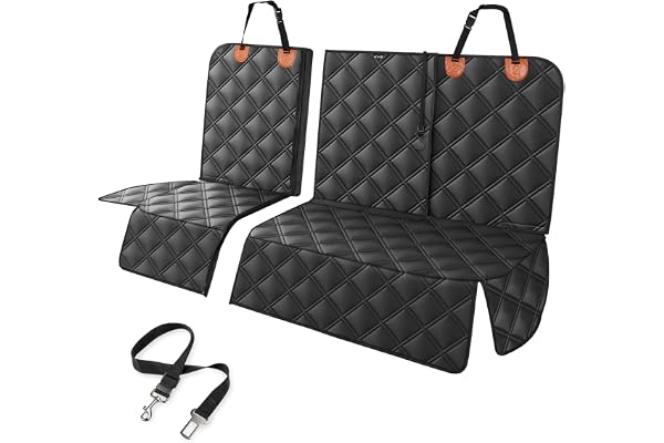 KYG Housse Siège Voiture Imperméable Détachable Taille Universelle Protection Banquette Arriere 135 x 56 x 45 cm pour Chien, Animal de Compagnie et Enfant