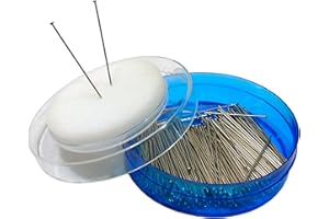 JYC CREATIVE Spilli da cucito, 260 pezzi, spilli professionali, spilli in acciaio inox, spille da sarto, spille sottili, spilli per cucito e artigianato, (Pack2-260 pz)