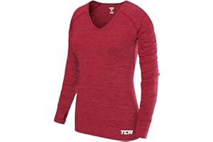 TCA Kobiety Elle Koszulka do biegania z dlugim rekawem i dekoltem w serek