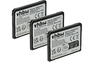 vhbw 3X batería Compatible con Alan/Midland 777, PMR446, PMR446+ Radio (700 mAh, 3,7 V, Li-Ion) - Reemplaza FB-777