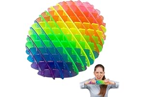 CHANCCI Fidget Wurm Spielzeug,Anti Stress Spielzeug Formwandelnder Wurm Spielzeug für Kinder,Sensorisches Stressabbau Handspielzeug Wurm Zappelspielzeug für Erwachsene und Kinder (Bunt)