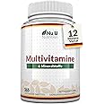 Multivitamin & Mineralstoffe A-Z - 365 Vegetarische Tabletten - 1 Jahresvorrat - 25 Vitamine und Mineralstoffe pro Tablette H
